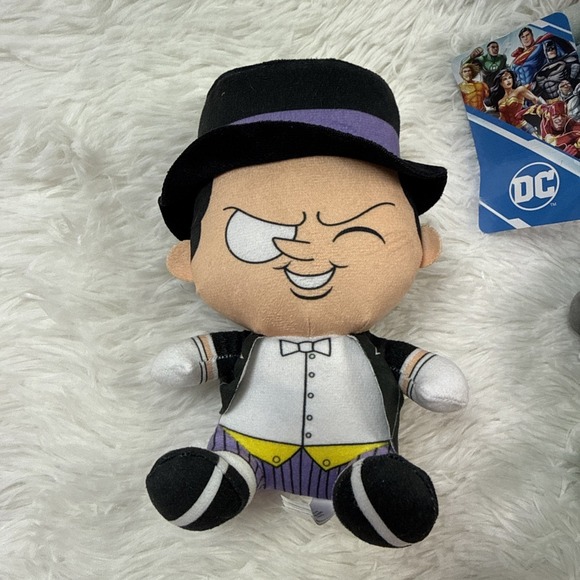 DC Comics Plush Lot Batman Penguin Riddler Toy Factory Big Head Justice League - Picture 4 of 11